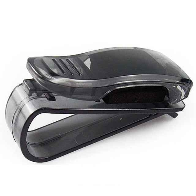 Multi-Function Glasses Case Atuo Car Accessories Sunglasses Holder Auto Fastener Ticket Clip, Sunglasses Holder