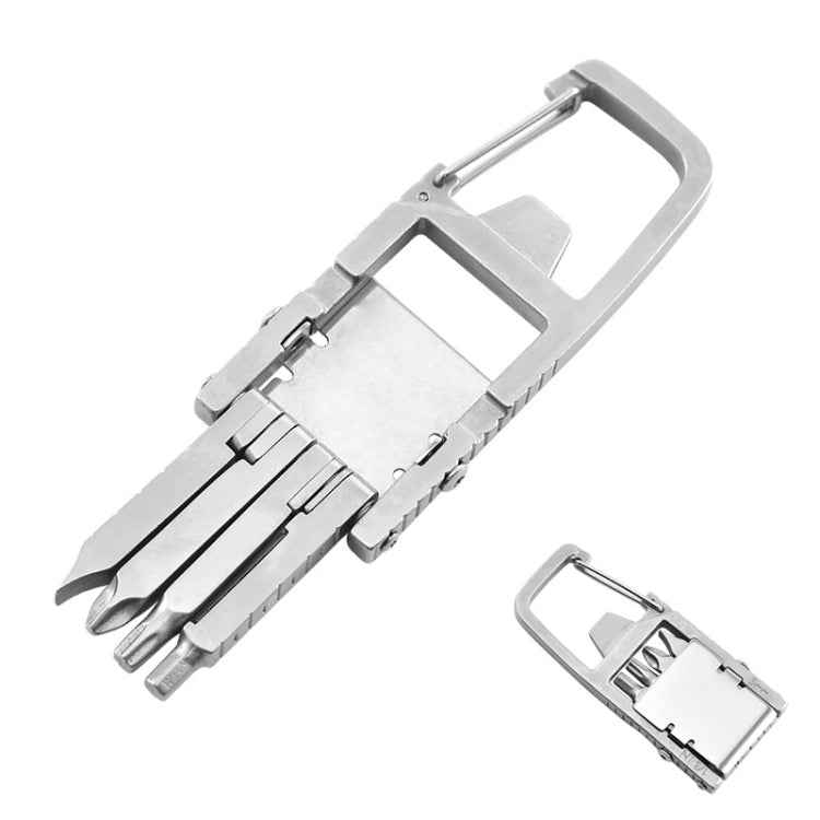 13 In 1 Multifunctional Stainless Steel Combination Batch Head Small Tool Foldable Outdoor Emergency Tool