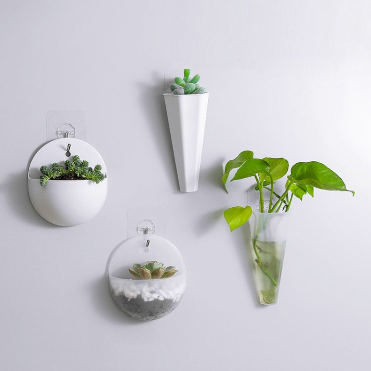 4 In1 Wall-Mounted Flower Pots Lazy Plastic Flower Pots On The Wall