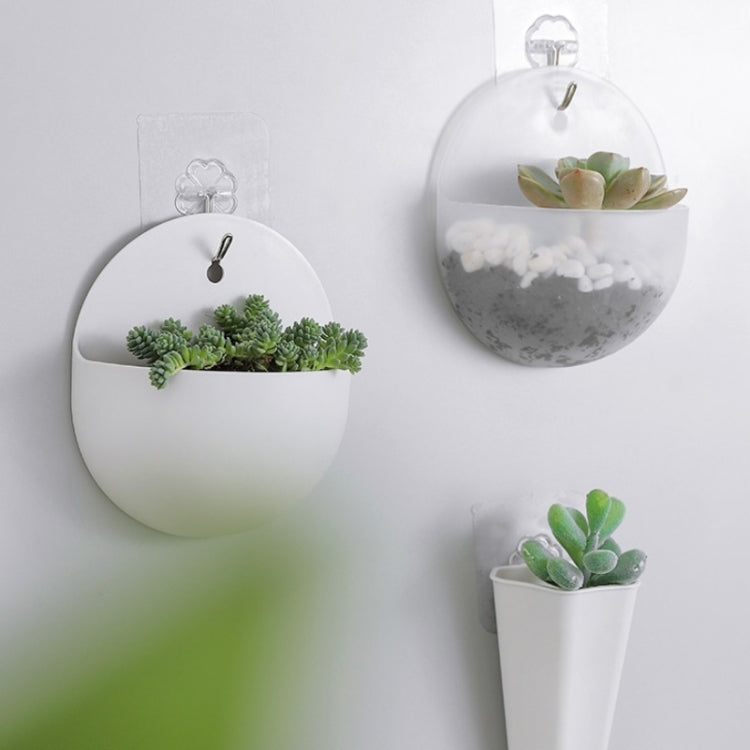 4 In1 Wall-Mounted Flower Pots Lazy Plastic Flower Pots On The Wall