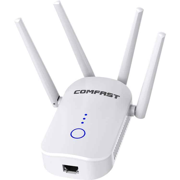 COMFAST CF-WR758AC Dual Frequency 1200Mbps Wireless Repeater 5.8G WIFI Signal Amplifier, CN Plug