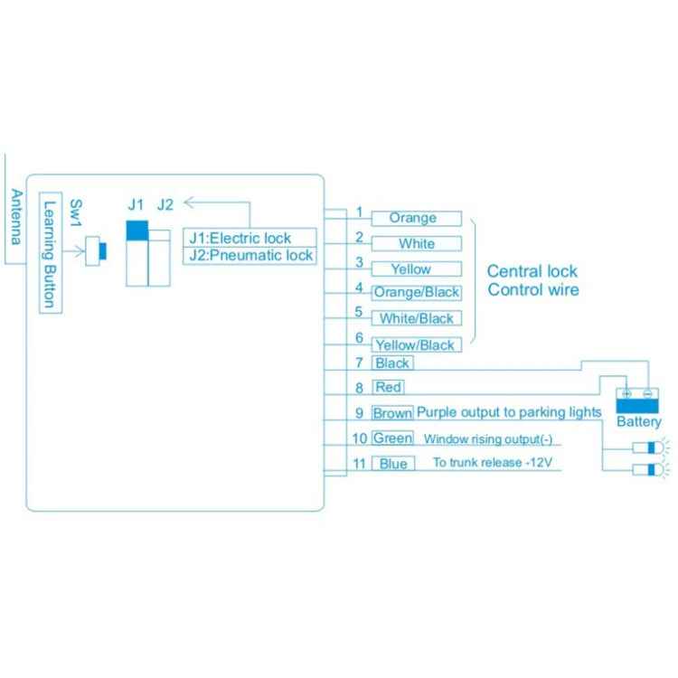 3pcs /Set Car Keyless Entry Remote Control Central Lock Universal Waterproof Three-Button Shell With Positive And Negative Tail Box