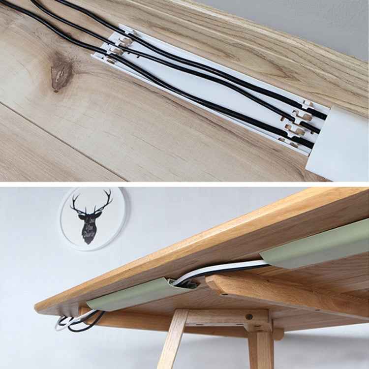 BF1805 5 PCS Plastic Concealed Cable Stick-On Cable Management Box