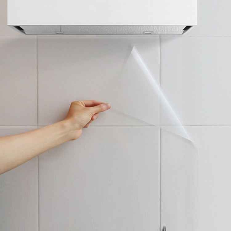 Kitchen Tile Oil-Proof Wallpaper Stovetop Waterproof Transparent Wallpaper