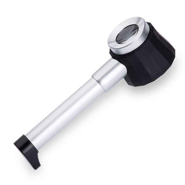 Handheld With Scale With 3 Lights 45 Times Magnifying Glass High-Definition Double Lens Magnifying Glass