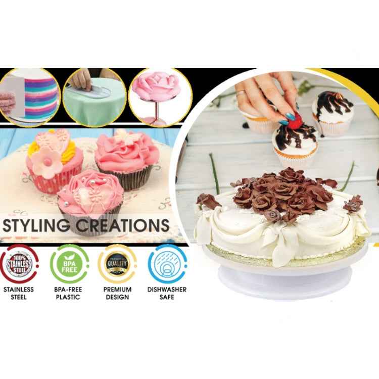 205 in 1 Cake Decorating Turntable Set Cake Decorating Mouth Baking Utensils