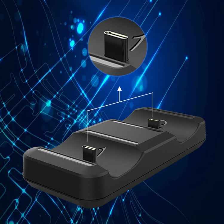 iPega HBP-262 Gamepad Dual Charger Mini Wireless Controller Charger For PS5, HBP-262