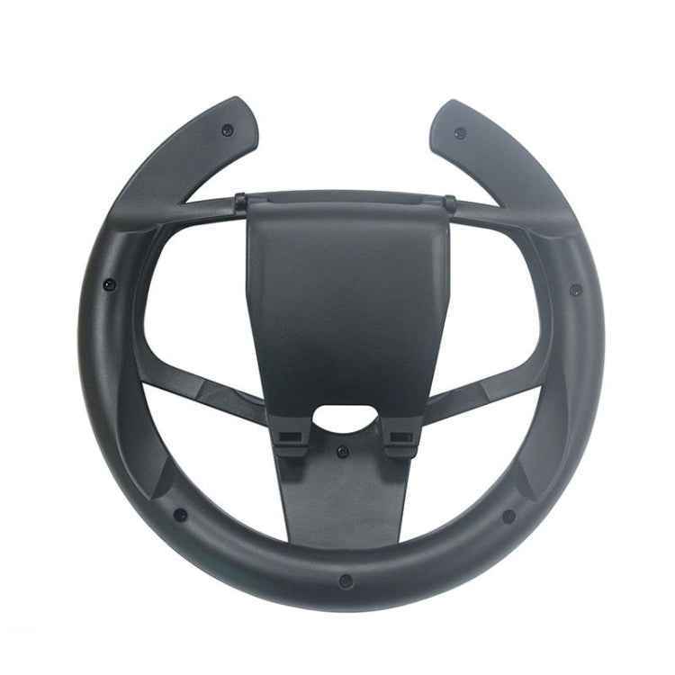 2 PCS Gamepad Steering Wheel Round Racing Game Console Steering Wheel For PS5, For PS5