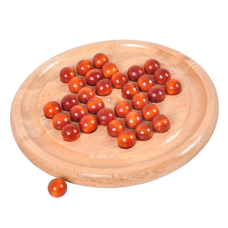 2 PCS Adult Classical Wooden Educational Toys Independent Diamond Chess, Independent Chess