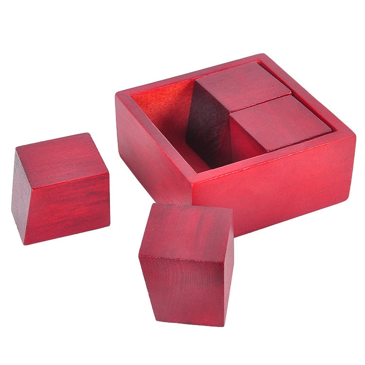 2 PCS Adult Classical Wooden Educational Toy, Block Puzzle