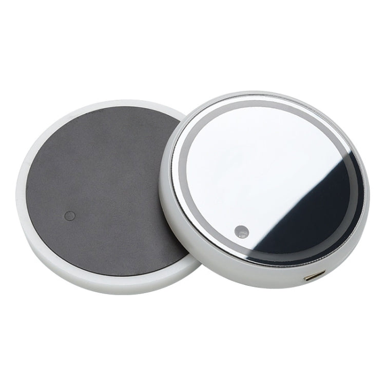 2 PCS Car LED Luminous Water Coaster Car Atmosphere Light USB Charging Non-Slip Coaster, Car Luminous Water Coaster