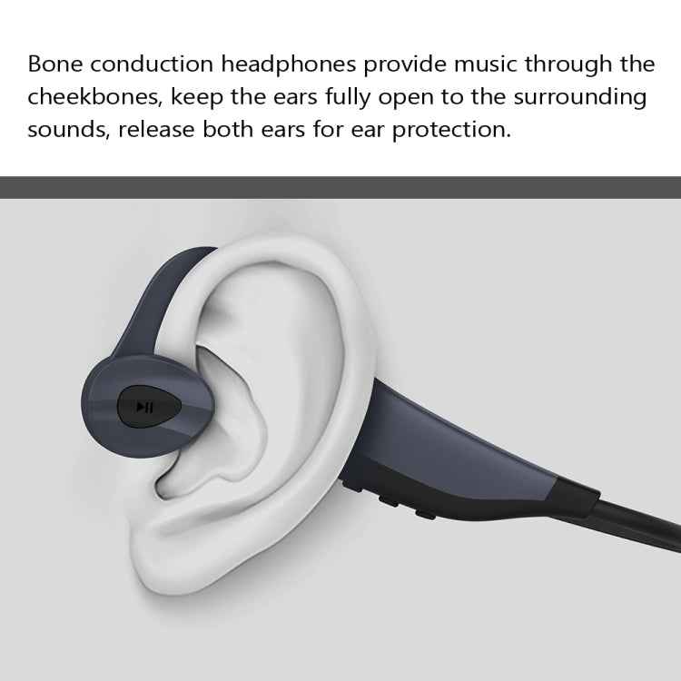 K7 Bone Conduction Bluetooth 5.0 Wireless Earphone Waterproof Headphones