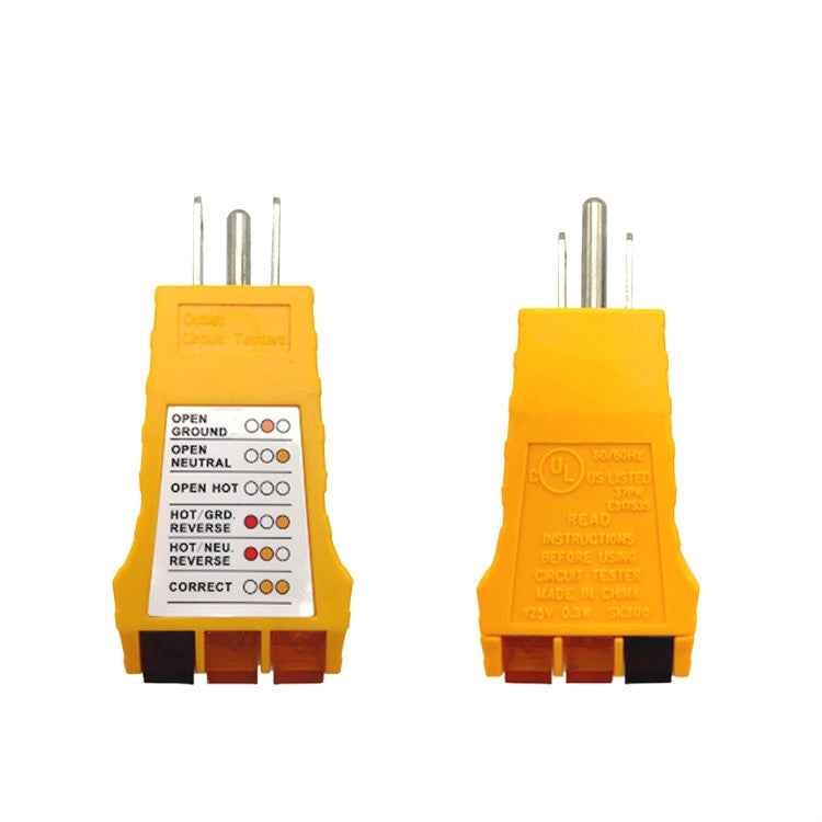 SK300 US Plug Socket Phase Tester Three-Wire Loop Power Socket Tester