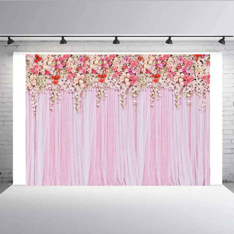 2.1m x 1.5m Flower Wall Simulation Wedding Theme Party Arrangement Photography Background Cloth