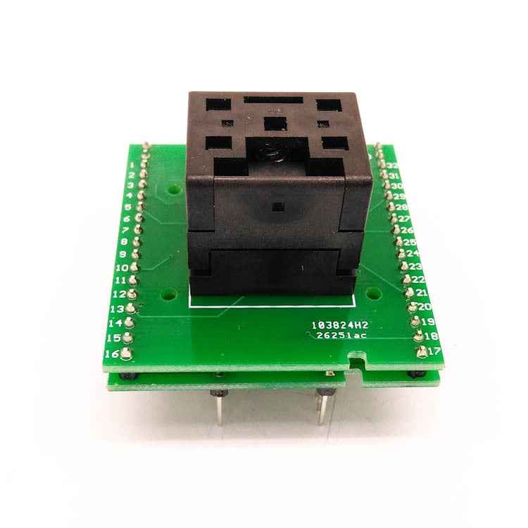 QFN32-0.5 Burning Seat Chip Test Seat Flip Shrapnel Double-Layer Board Programming Seat