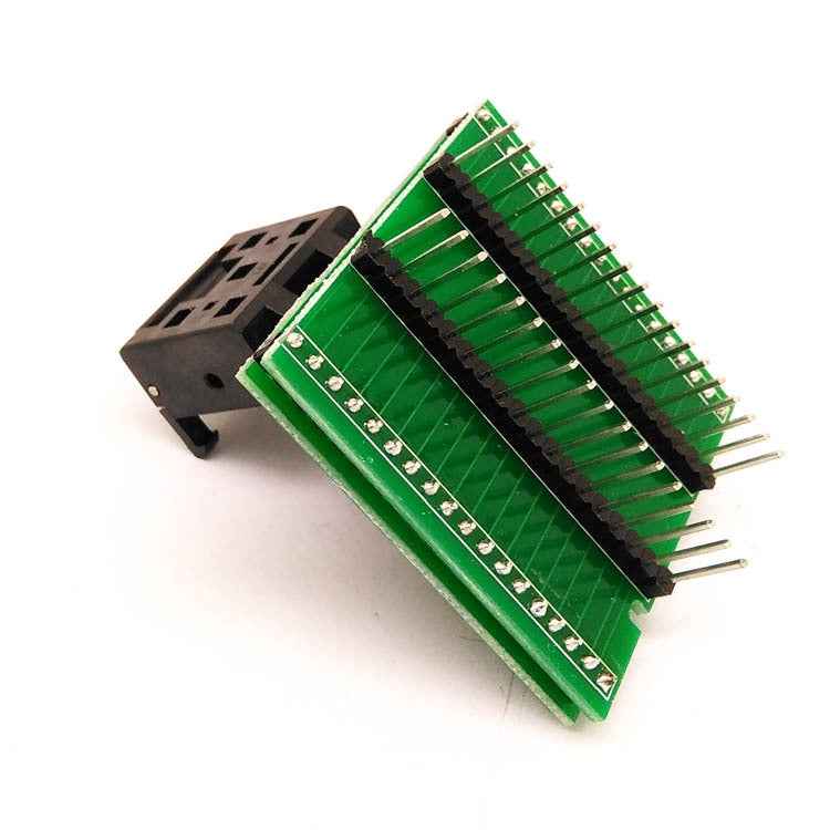 QFN32-0.5 Burning Seat Chip Test Seat Flip Shrapnel Double-Layer Board Programming Seat