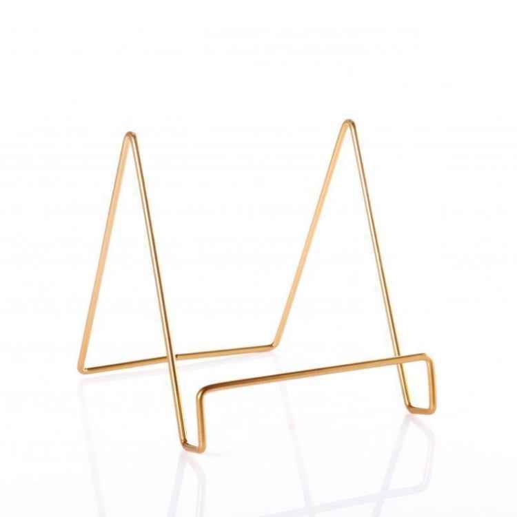 4 PCS Desktop Iron Art Plating Bracket for iPad / CD Display / Cookbook / Plate