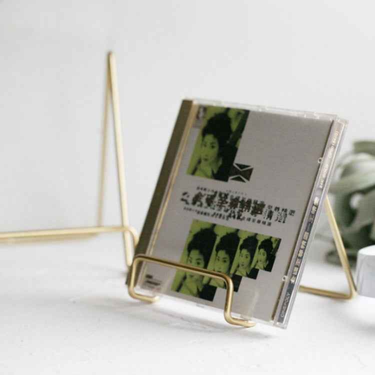 4 PCS Desktop Iron Art Plating Bracket for iPad / CD Display / Cookbook / Plate