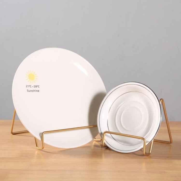 4 PCS Desktop Iron Art Plating Bracket for iPad / CD Display / Cookbook / Plate