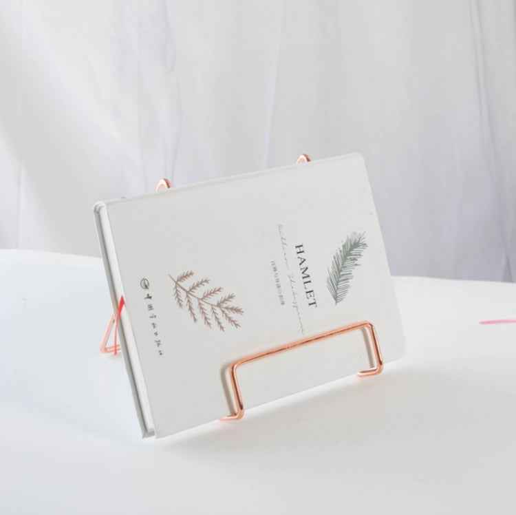 4 PCS Desktop Iron Art Plating Bracket for iPad / CD Display / Cookbook / Plate