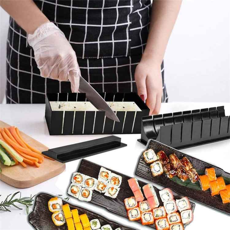 11 in 1 Sushi Mold With Sushi Knife Rice Ball Mold DIY Home Creative Sushi Roll Set