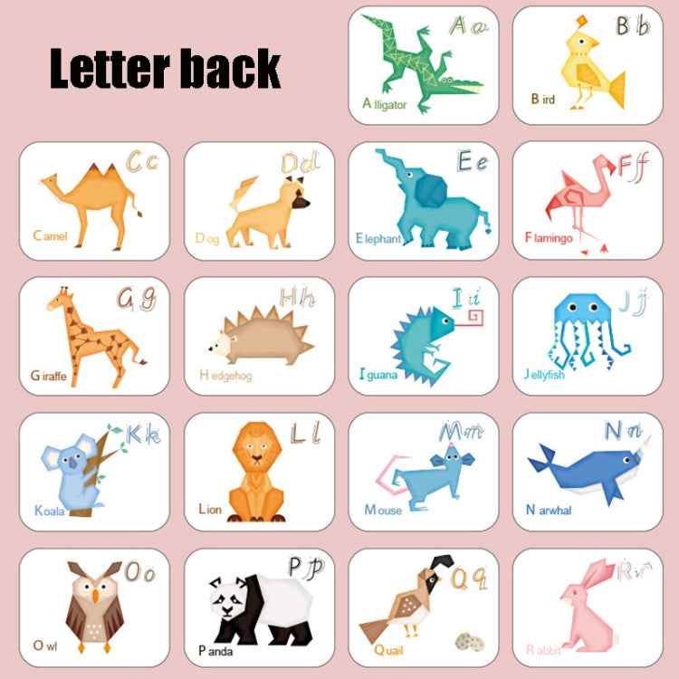 XHN-001 Number Letter Matching Cognitive Card Double-Sided 3D Puzzle Children Puzzle Early Education Toy