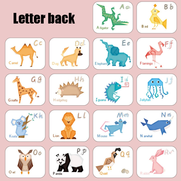 XHN-001 Number Letter Matching Cognitive Card Double-Sided 3D Puzzle Children Puzzle Early Education Toy, XHN-001 Double-Sided 3D Puzzle