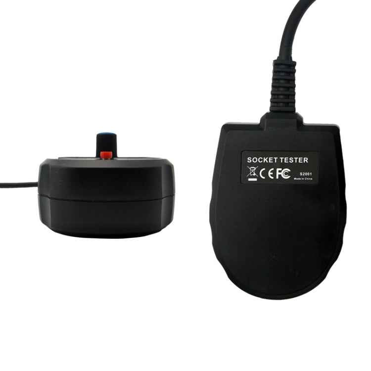 S2001 Socket Phase Detector Multi-Function Three-Phase Loop Socket Circuit Leakage Detector, EU Plug