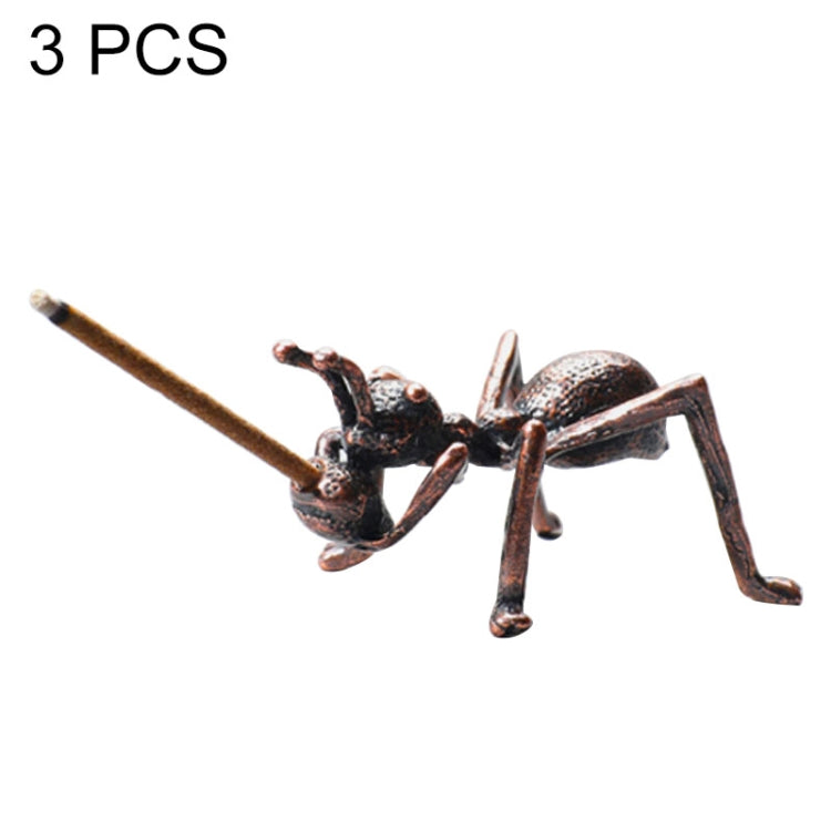 3 PCS Alloy Ant Incense Plug Mini Line Incense Plug Small Decoration Accessories Line Incense Small Incense Burner, Size: 2.2x5 cm, Alloy Ant Incense