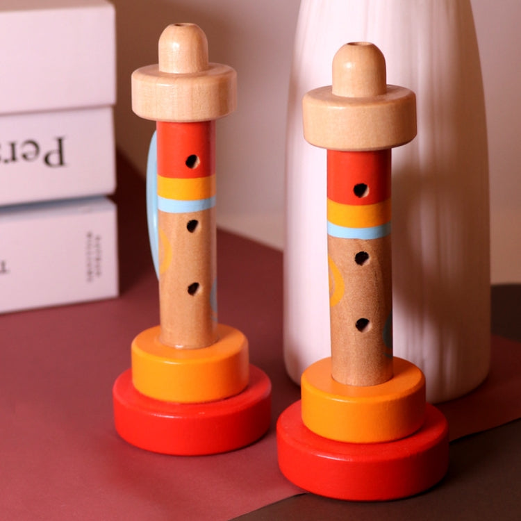 2 PCS Children Educational Early Education Wooden Horn Whistle Music Toy, 2 PCS Horn Whistle Music Toy