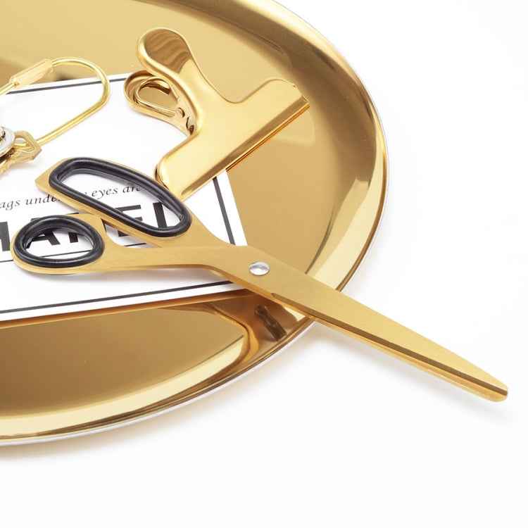 Office And Household Asymmetric Scissors Simple Brass Scissors