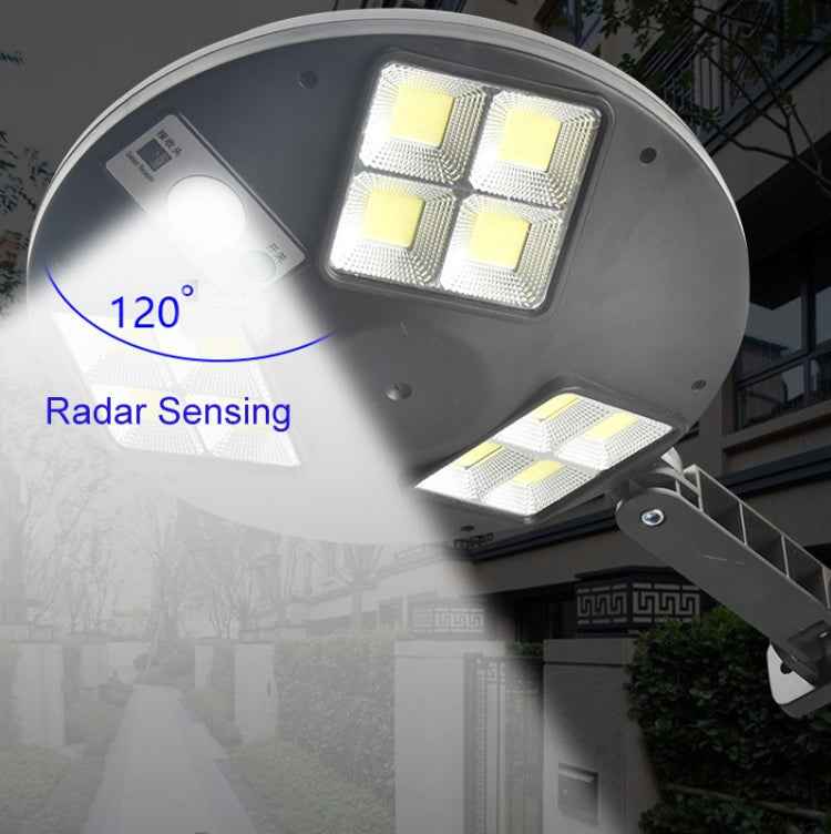 144 COB Solar Human Body Sensor Street Light Garden Wall Light with Remote Control Outdoor Security Light