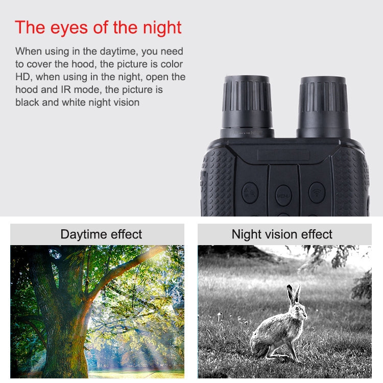 Outdoor HD Binoculars With WIFI Detection & Shooting Infrared Night Vision Device, NV3182