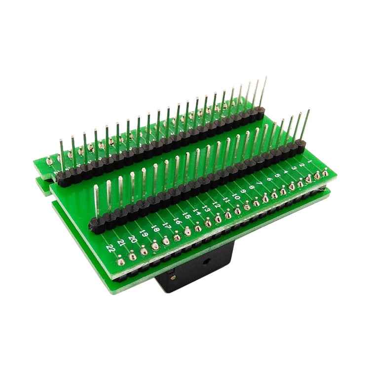 QFN44-0.5 Flip Shrapnel Burn Socket Test Socket Programmer