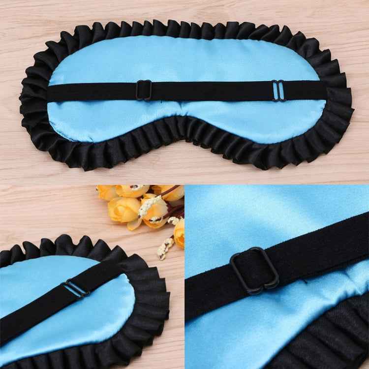 Comfortable Imitation Silk Satin Personalized Travel Sleep Mask Eye Cover