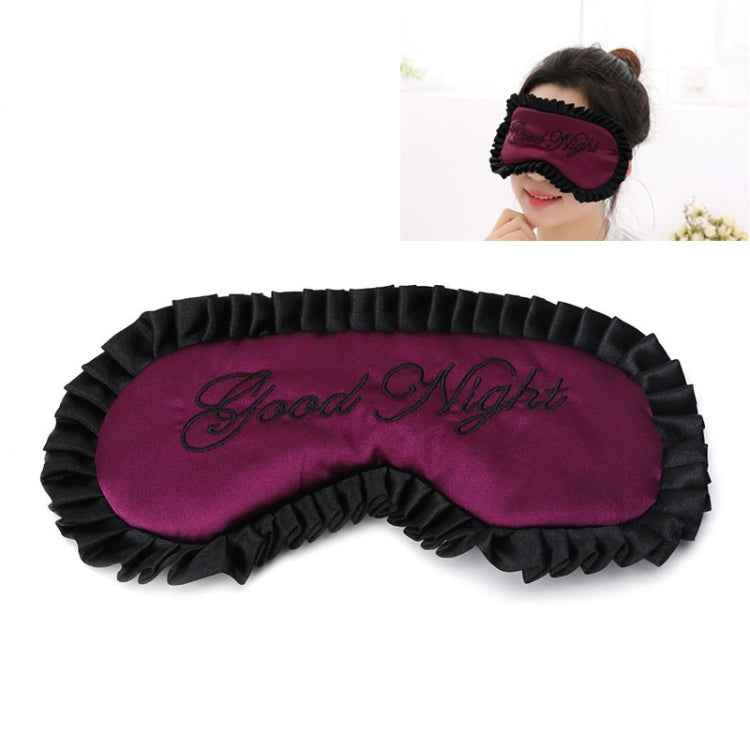 Comfortable Imitation Silk Satin Personalized Travel Sleep Mask Eye Cover