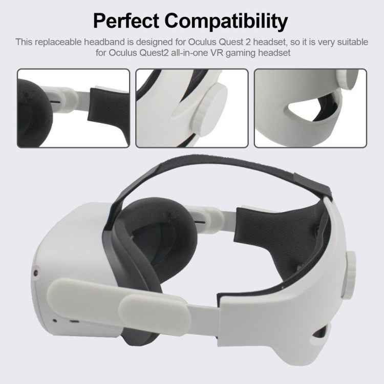 VR Comfortable Replacement Headset VR Accessories Weight Loss Headband, For Oculus Quest 2