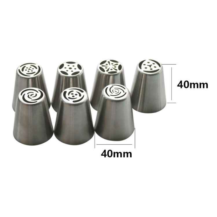 13pcs / Set Pastry Nozzles Coupler Icing Piping Tips Sets Stainless Steel Rose Cream Bakeware