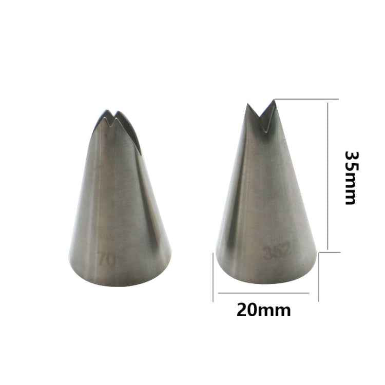 13pcs / Set Pastry Nozzles Coupler Icing Piping Tips Sets Stainless Steel Rose Cream Bakeware