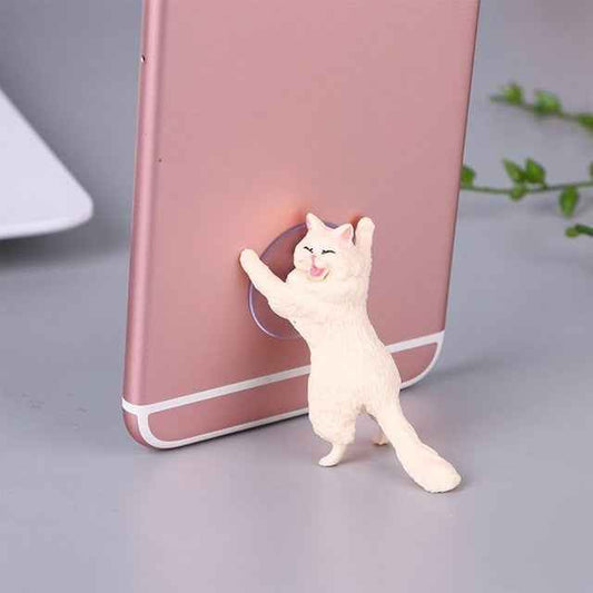 60 PCS Sucker Design Cute Cat Smartphone Holder