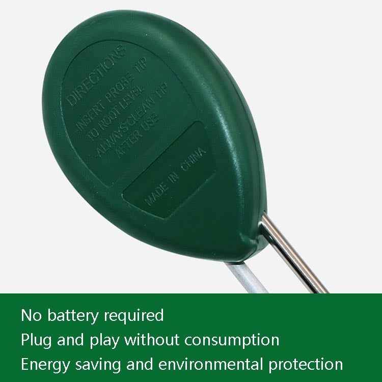 3 In 1 Soil Detector PH Value Light Intensity Test Pen Round Head Soil Dry Moisture Meter