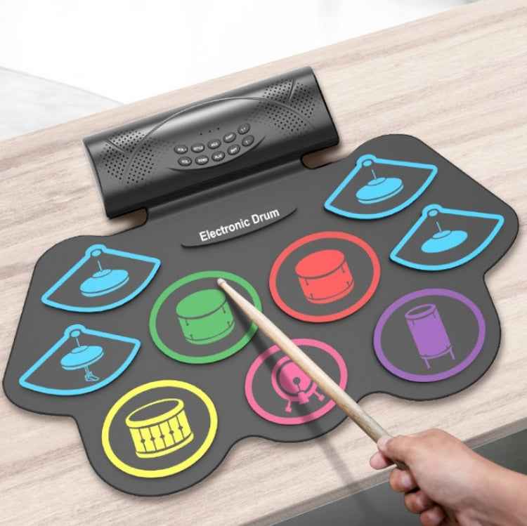 MD862M Bluetooth Drum Set For Beginners Learn To Play Portable Electronic Drums