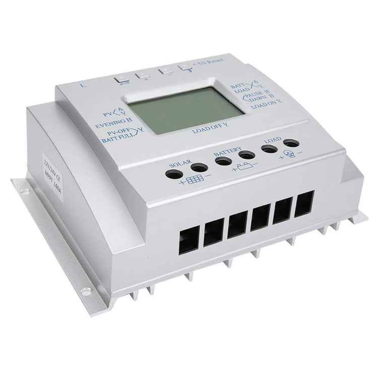 L60 12V/24V 60A Solar Controller Power Voltage Current LCD Display Solar Charge Controller