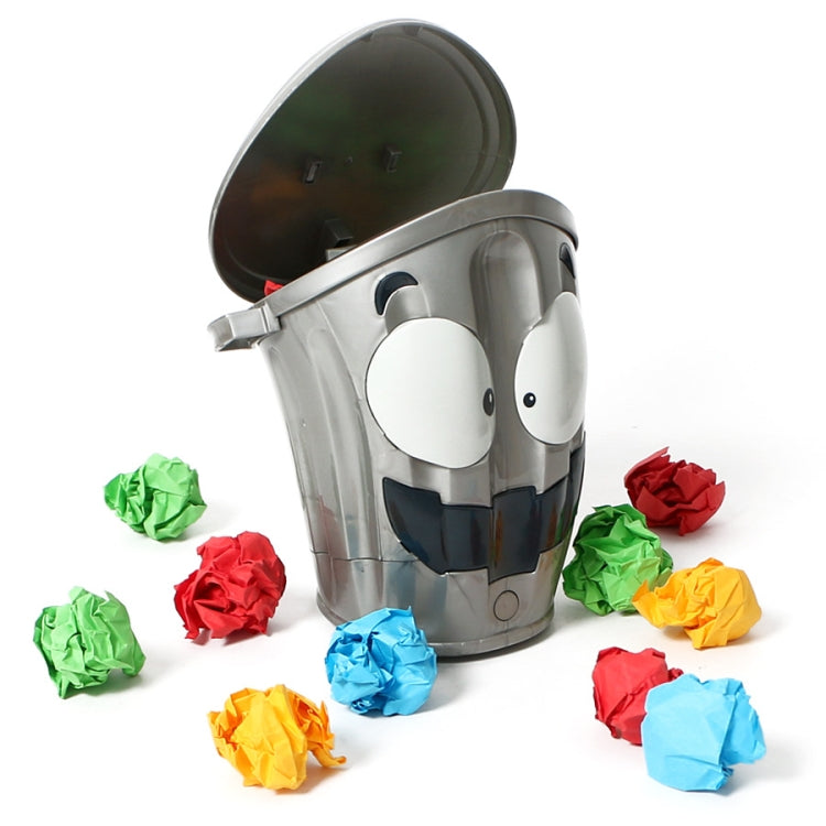 Electric Crazy Trash Can Indoor Competitive Shooting Game Decompression Trash Can Toy, Electric Crazy Trash Can