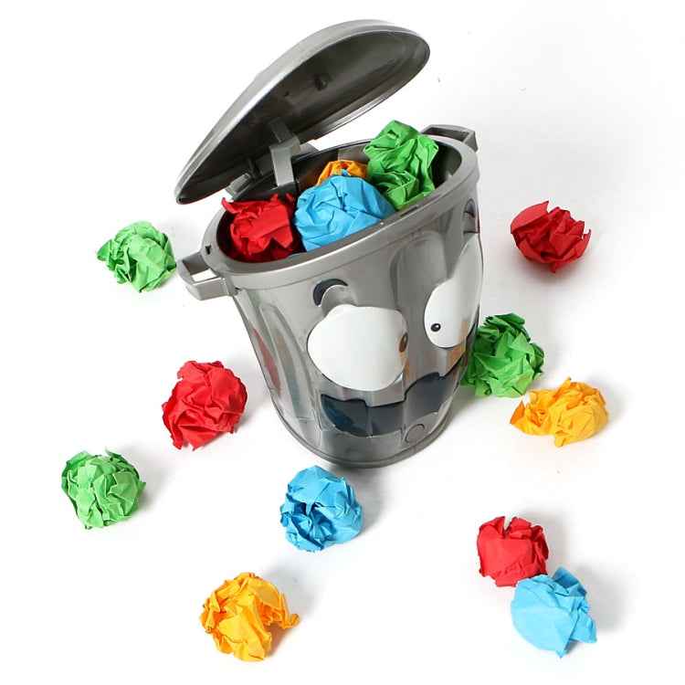 Electric Crazy Trash Can Indoor Competitive Shooting Game Decompression Trash Can Toy