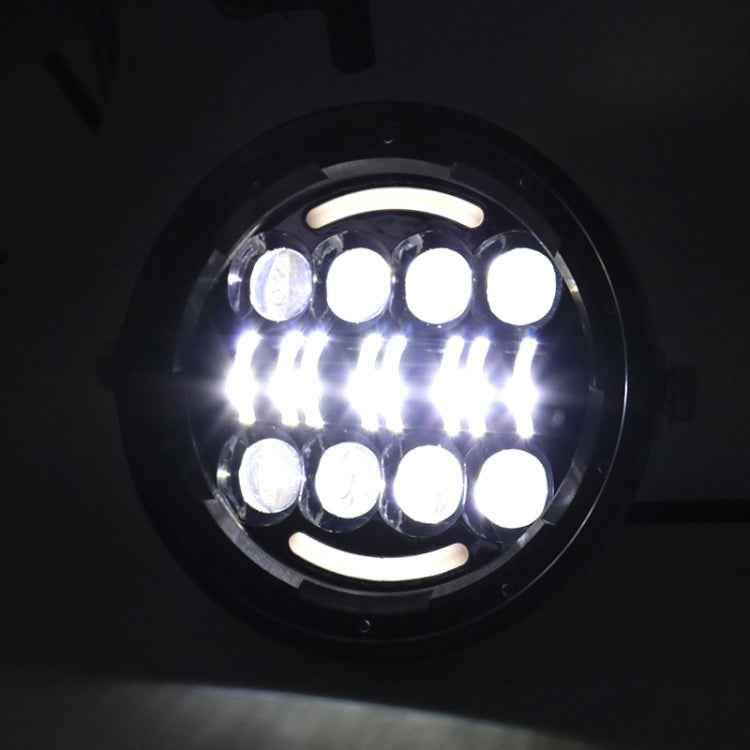 7 Inch Motorcycle Retro Modified Headlights Day Trip LED Far Near Beam Lights For Wrangler / Harley