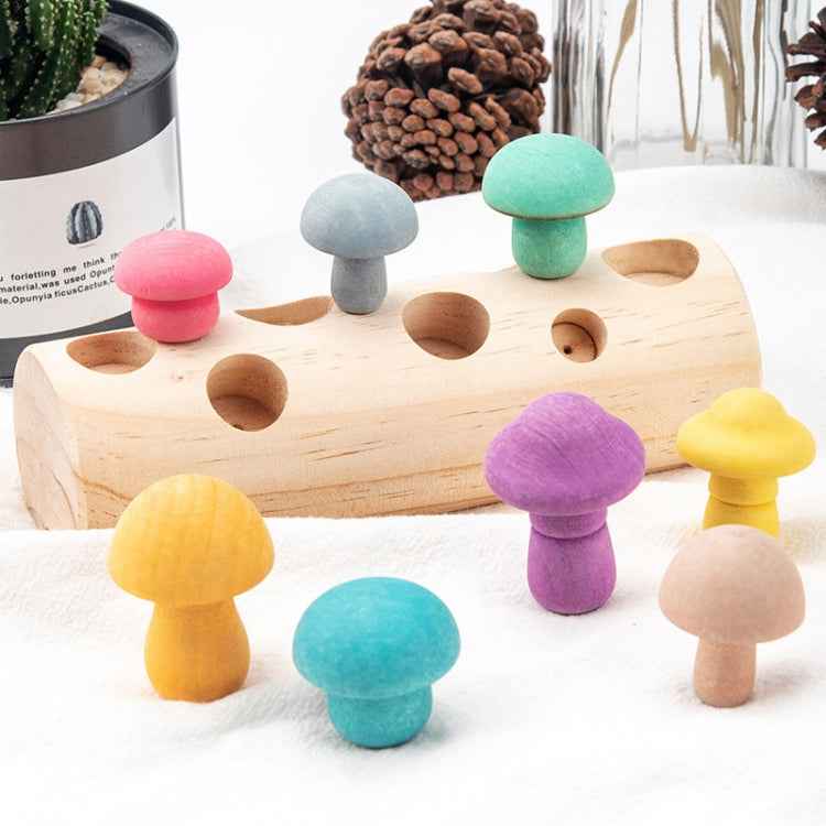 Simulation Mushroom Picking Game Baby Puzzle Concentration Training Toy