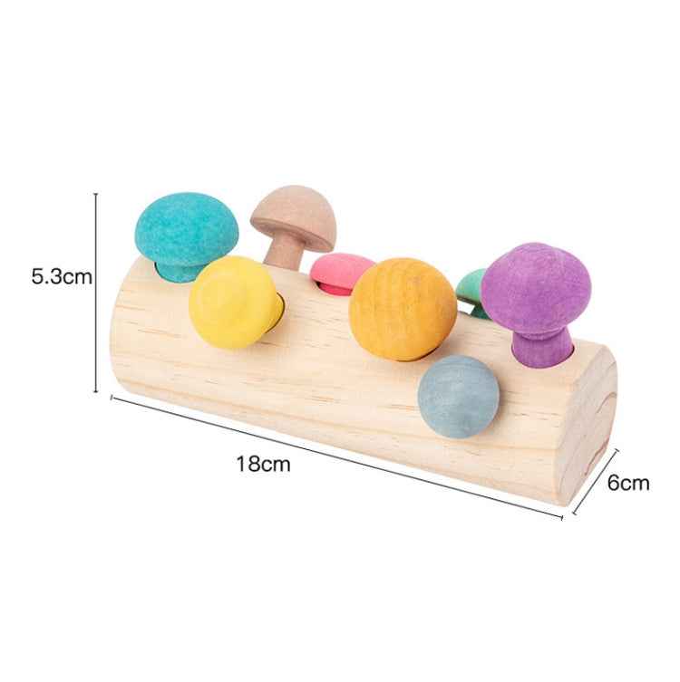 Simulation Mushroom Picking Game Baby Puzzle Concentration Training Toy