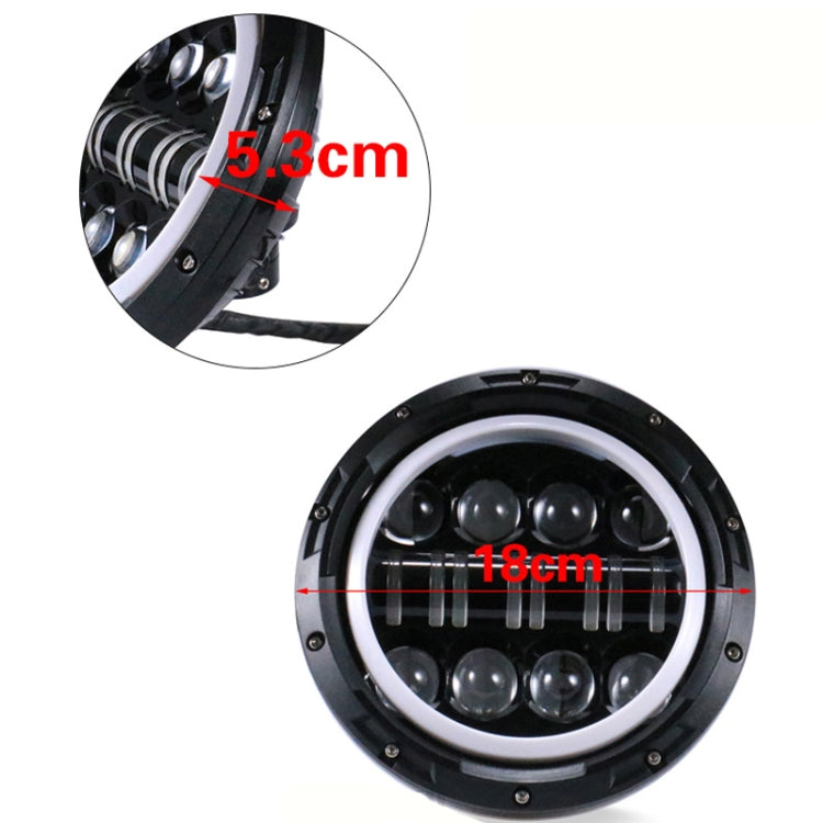 7 Inch Motorcycle LED Headlights Far Near Light Daytime Running Lights, Daytime Running Lights