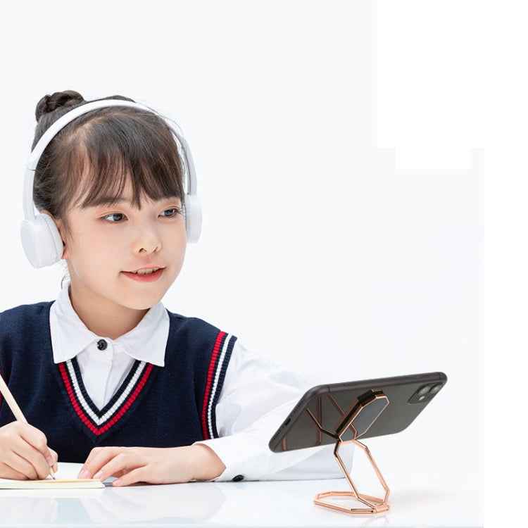 Folding And Sticking Zinc Alloy Mobile Phone Ring Holder Car Magnetic Ring Buckle